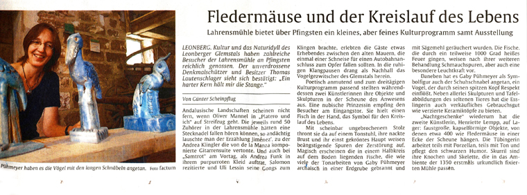 2003 Lahrensmühle Stuttgarter Zeitung