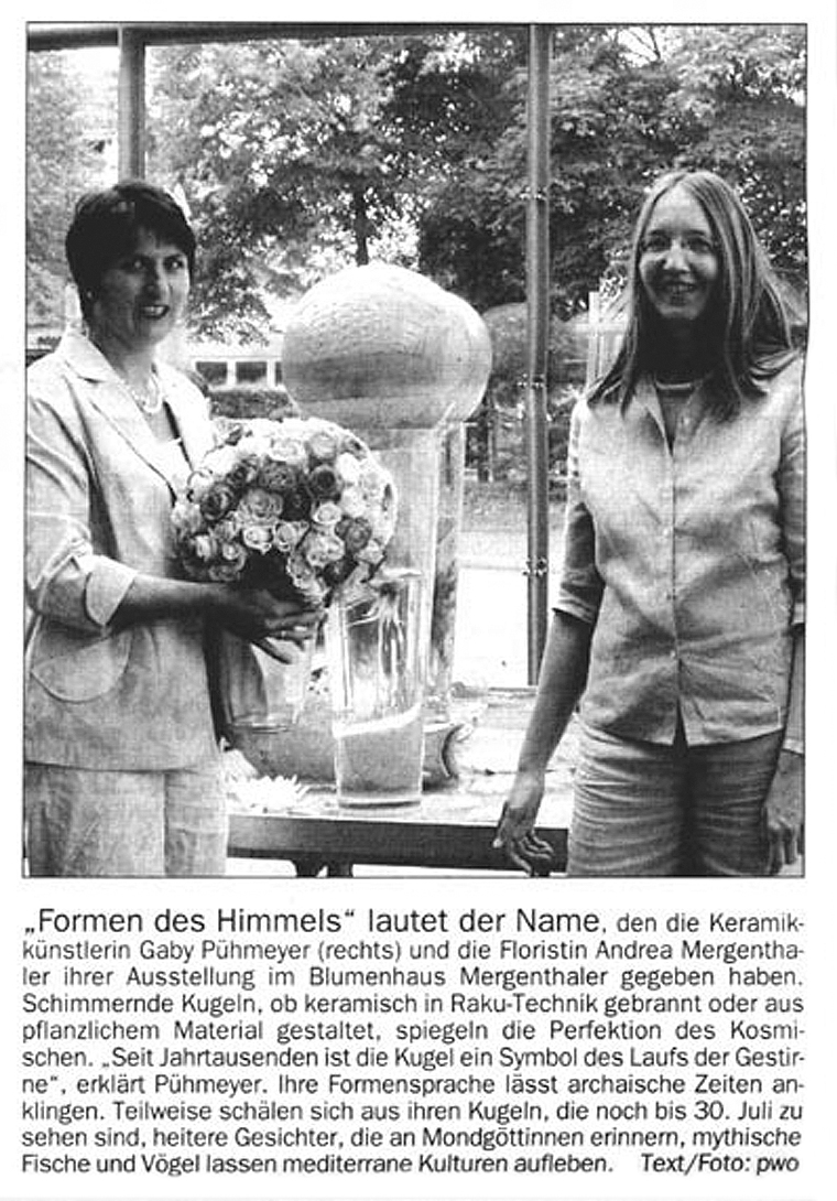 2005 Ausstellung Mergenthaler Esslinger Zeitung