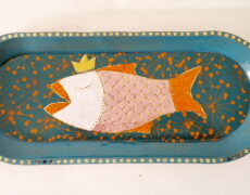 Keramikschale FISCH OVAL