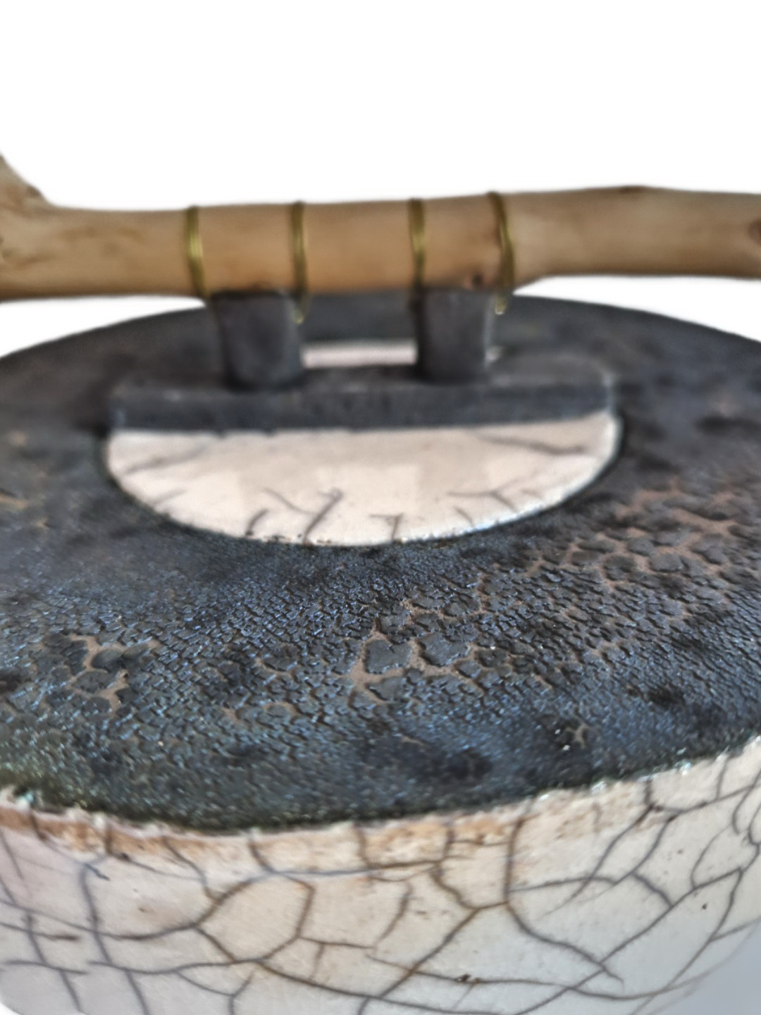 Raku Tierurne UNIKAT 1,75 Liter – Bild 3