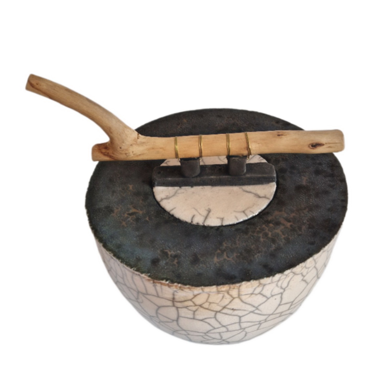 Raku Tierurne UNIKAT 1,75 Liter – Bild 2