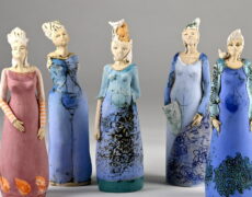 Skulpturen aus Keramik GIRLS