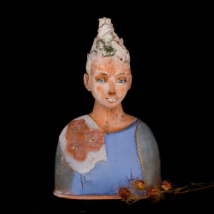 BLUE MOMENTS - Skulptur aus Keramik