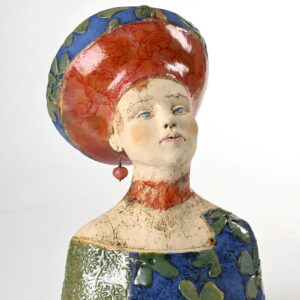 A HAT FULL OF DREAMS 2 - Büste aus Keramik