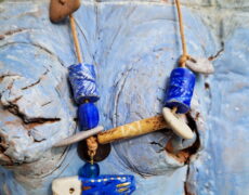 Halsschmuck FISCH BLAU – Keramikschmuck