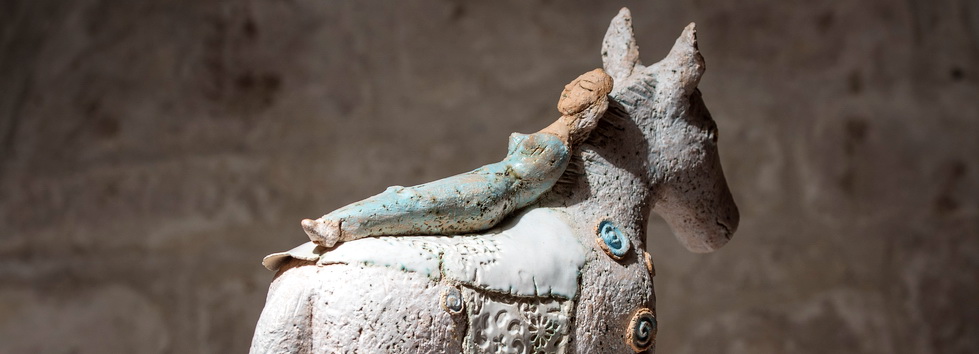 Skulptur aus Keramik Wie im Traum