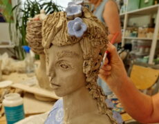 Workshop Kopf modellieren im Juni