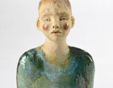 Skulptur aus Keramik – Faune