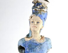 Meerfrau – Skulptur aus Keramik